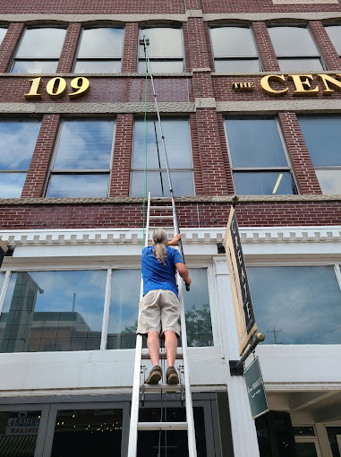 Commercial property pressure washing in Owasso Oklahoma
